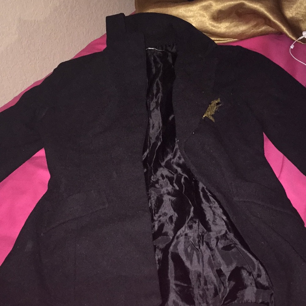 Black suede Charlotte Russe Jacket